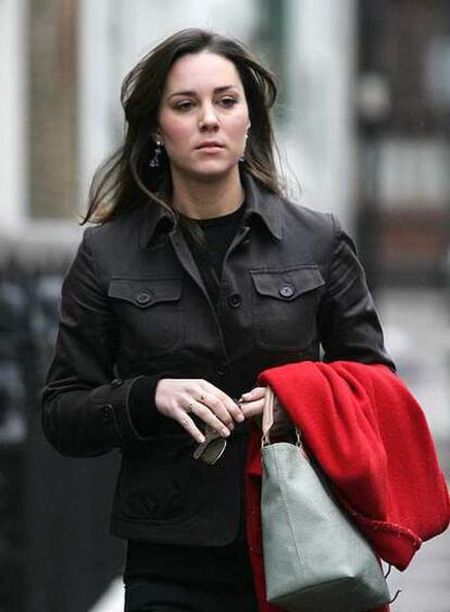 Kate Middleton, en un calle de Londres.