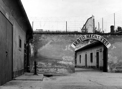 Entrada del campo de concentración de Terezin (República Checa).