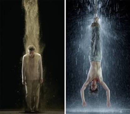 Dos dels 'Màrtirs' de Bill Viola (2014).