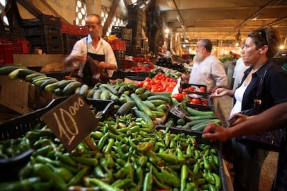 Mercado de de Ali Mellah, en Argel