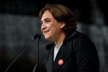 La candidata de Barcelona en Comú, Ada Colau.