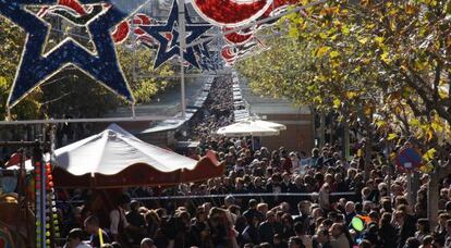 Imagen de la feria de Xixona del año pasado