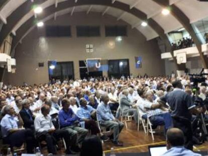 Asamblea extraordinaria de CUBA ayer, lunes.