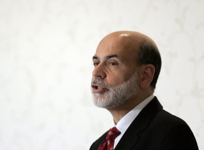 Ben Bernanke, durante el discurso pronunciado ayer en Chatham (Massachusetts, EE UU).