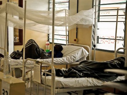 Centro de tratamento do HIV na República Democrática do Congo.