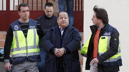 Alfonso Tezanos, seen during his arrest this week.