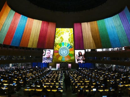 Sesión de apertura de la 78ª Asamblea General de la ONU el pasado 18 de septiembre en Nueva York.