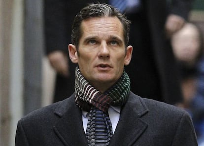 Iñaki Urdangarin a su llegada a los juzgados de Palma en febrero de este año.