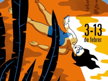 Cartel de la edición de BCNegra de 2022 que se celebrará entre el 3 y el 13 de febrero.