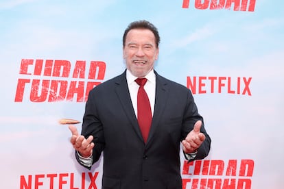 Arnold Schwarzenegger en el estreno de 'Fubar' en 2023. La serie de Netflix que ha llevado a la estrella de cine a la televisión regresa a la plataforma con una segunda temporada.