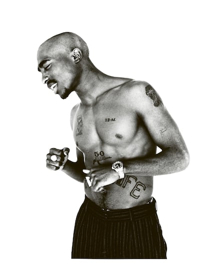     ----PIEFOTO----    Tupac, retratado en 1993. 