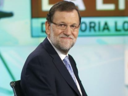 El president del Govern espanyol, Mariano Rajoy, a Antena 3.