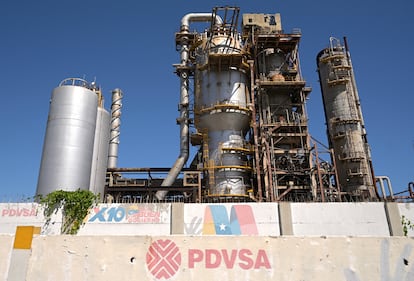 Instalaciones de la refinería El Palito en Puerto Cabello, Venezuela, en enero 2026.