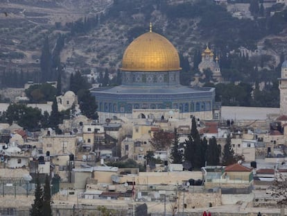 Una vista de la ciudad vieja de Jerusal&eacute;n, este martes.