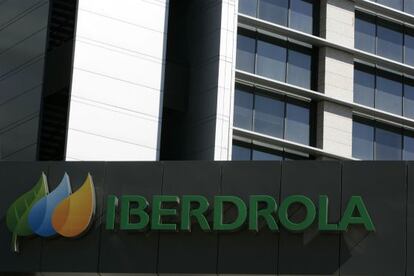 Un edificio de la compañía eléctrica Iberdrola en Madrid.