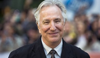 Alan Rickman en el Festival de Toronto, en 2014.