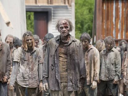 Fotograma de la serie sobre zombis &#039;The Walking Dead&#039;.