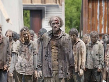 Fotograma de la serie sobre zombis 'The Walking Dead'