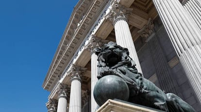 Fachada del Congreso de los Diputados.