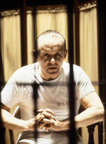 Anthony Hopkins, en una secuencia de <i>El silencio de los corderos,</i> de Jonathan Demme.