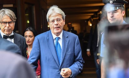 El ex primer ministro italiano Paolo Gentiloni, el mes pasado en Roma.