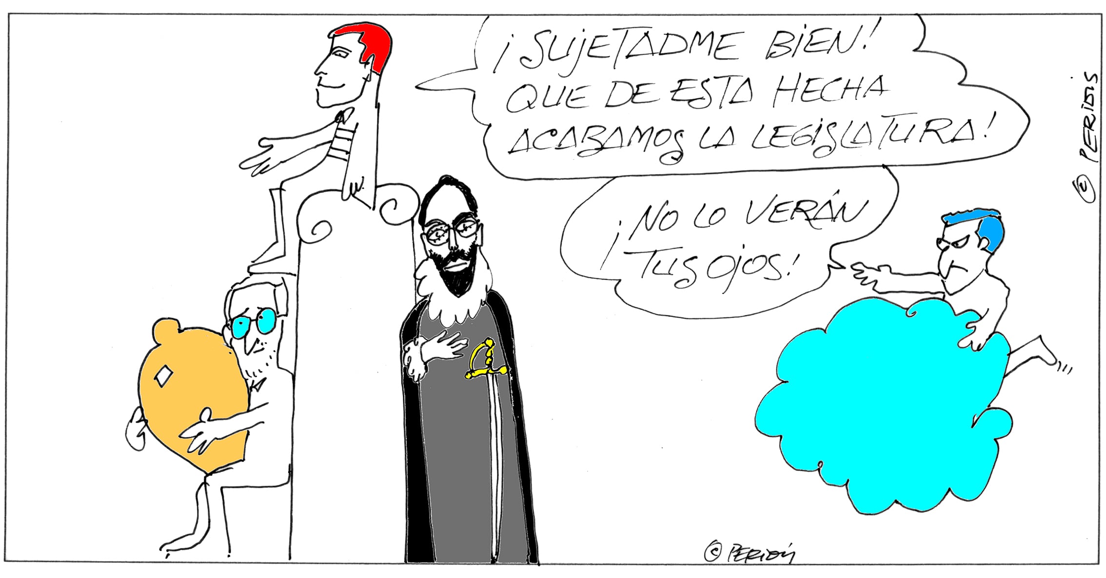 Peridis: ¡sujetadme!