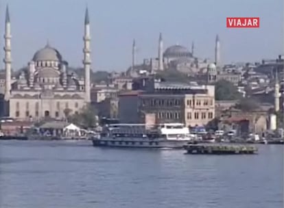 Vistas de Estambul y la Mezquita Azul