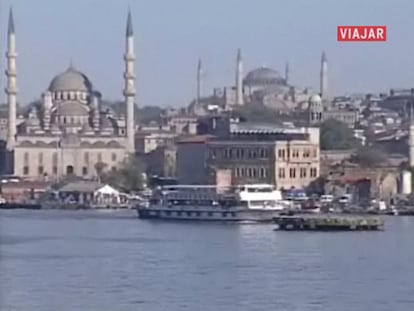 Vistas de Estambul y la Mezquita Azul