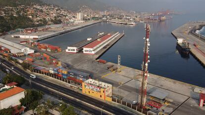 El puerto de La Guaira en Venezuela, el 17 de abirl.