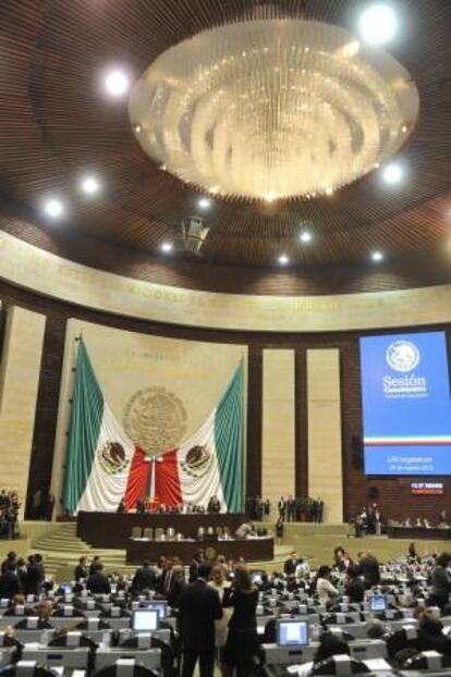 La Cámara de Diputados en Ciudad de México. EFE/Arhivo