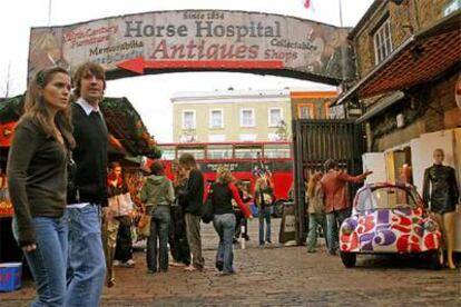 Una imagen del mercadillo de Candem Town, el más famoso de la ciudad, nacido en 1974.