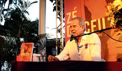 Dirceu no ano passado, durante divulgação do seu livro no Rio de Janeiro.