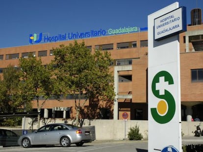 Fachada del Hospital Universitario de Guadalajara.