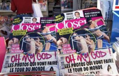 Portada de la revista 'Closer' con las fotografías de la duquesa de Cambridge.