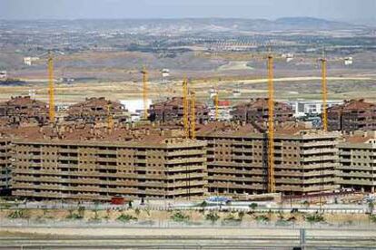 Una de las zonas de Seseña (Toledo) donde se están construyendo centenares de viviendas.