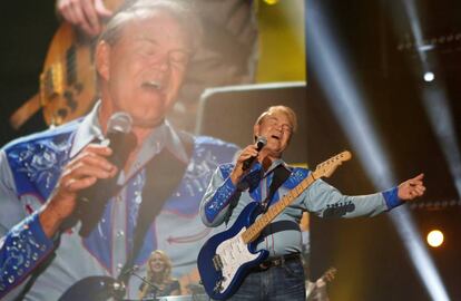 Glen Campbell en una presentación en Tennessee en 2012.