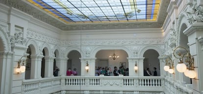  Visita guiada, al Palacio Marqu&eacute;s de Fontalba, actual sede de la Fiscal&iacute;a General del Estado, en Madrid. 