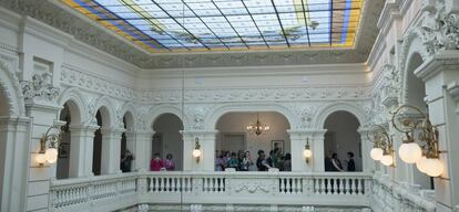  Visita guiada, al Palacio Marqu&eacute;s de Fontalba, actual sede de la Fiscal&iacute;a General del Estado, en Madrid. 