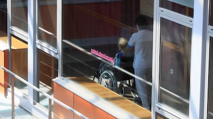 The Mirasierra care home in Madrid, where senior residences were at the heart of numerous coronavirus outbreaks at the height of the pandemic. 