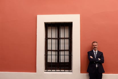 Marc Murtra, presidente de Indra, este sábado en Sevilla.