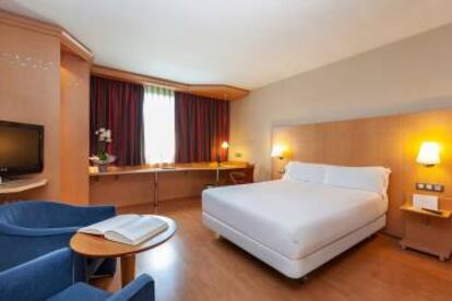 Habitación del SB Express Madrid Norte, en San Sebastián de los Reyes.