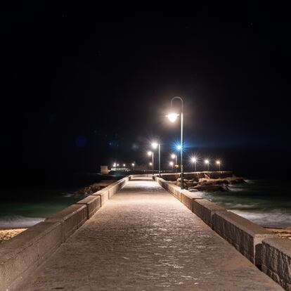 Playa de La Caleta (Cádiz). 