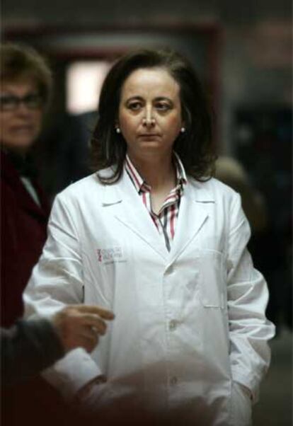 María Morales, en el hospital Doctor Peset de Valencia.