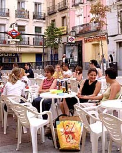 La madrileña plaza de Chueca.