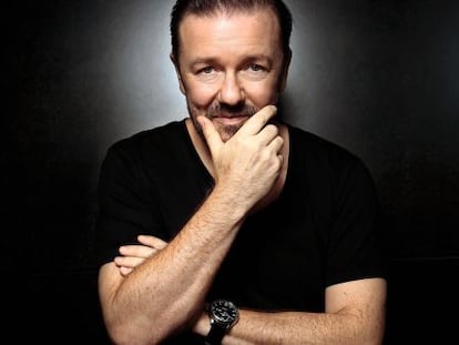 El humorista Ricky Gervais.