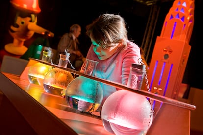 An exhibit about the nose and scents at the United Nations Climate Change Conference.