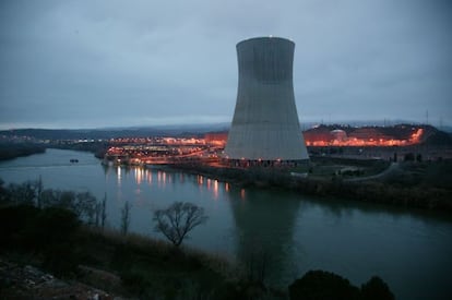 La central nuclear de Ascó (Tarragona).