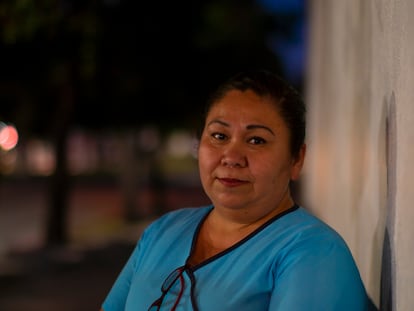 La enfermera Judith Castro en Tijuana, el 25 de abril.