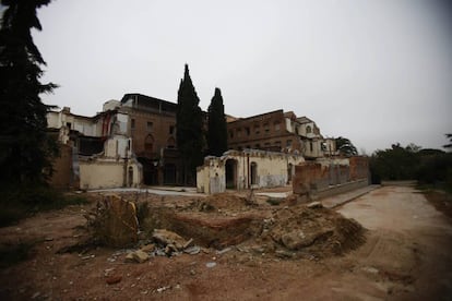 Convento de las Damas Apostólicas, derruido en parte.