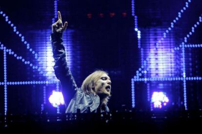 El 'dj' francés David Guetta en Rock in Río.